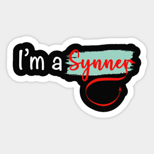 I'm a Synner - Slimming World Inspired Sticker